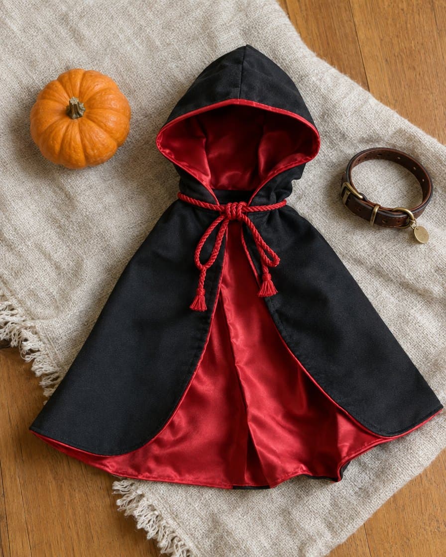 The Shadow Ninja Cloak laid flat